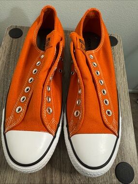 Converse Taylor All Star Slip-On Sneakers in Rustic Orange US Men 9.5 NWOT